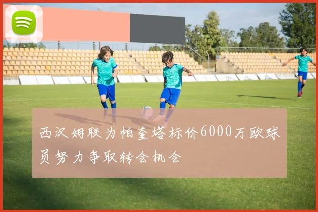 西汉姆联为帕奎塔标价6000万欧球员努力争取转会机会